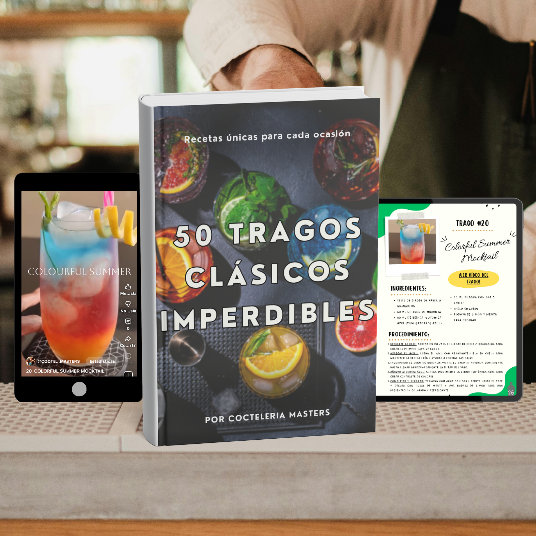 Pack Bartender Pro — 6 Ebooks + 150 Cócteles con Videos Exclusivos 🎁🥂